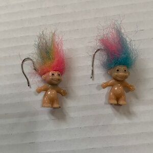 Y2K Troll Earrings Vintage